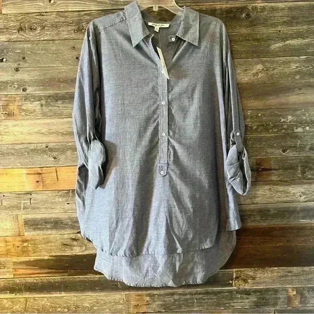 Jennifer & Grace Blue Top NWT 3x